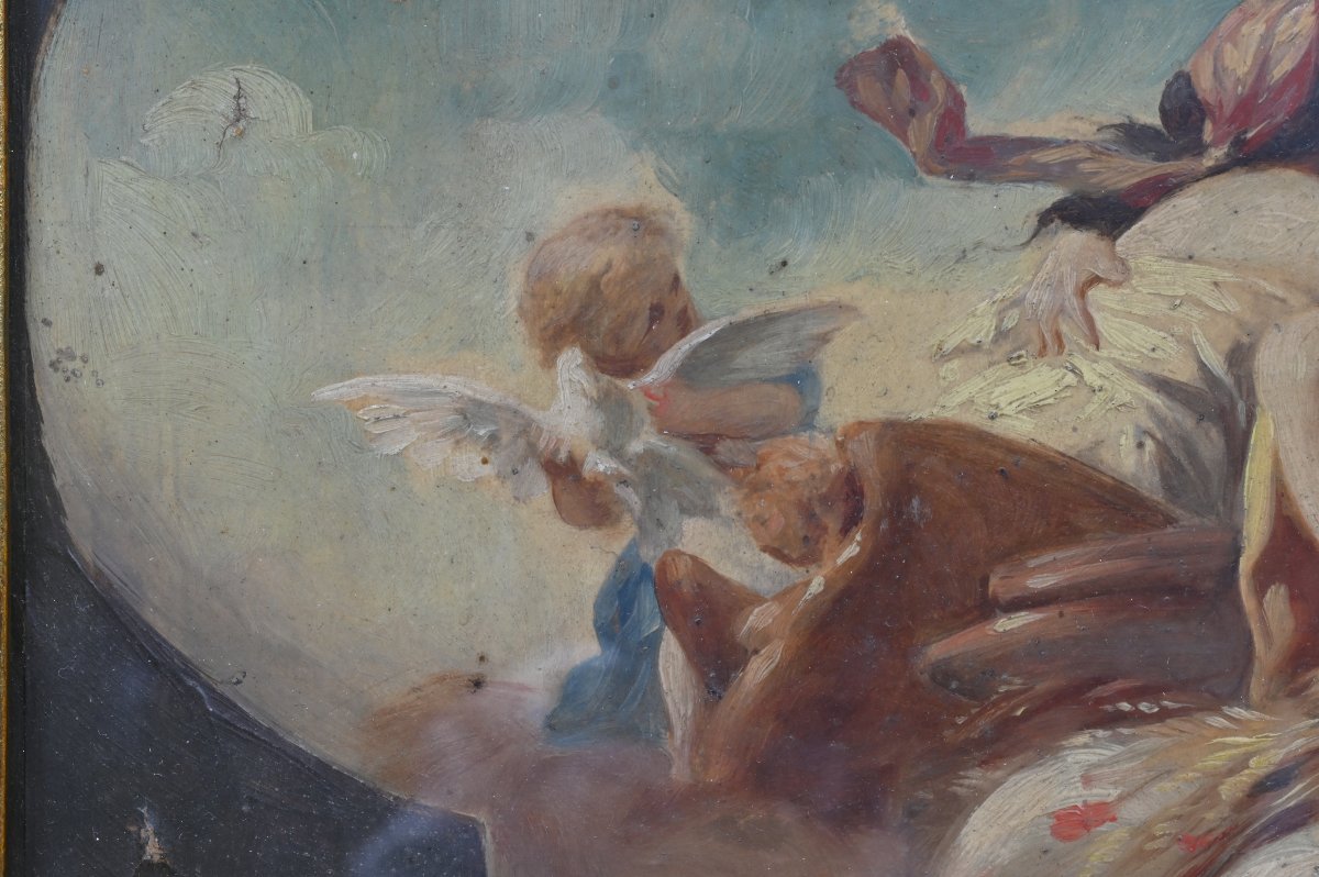Rodolfo Morgari - Bozza di Affresco - Italia Fine XIX Secolo  -photo-3